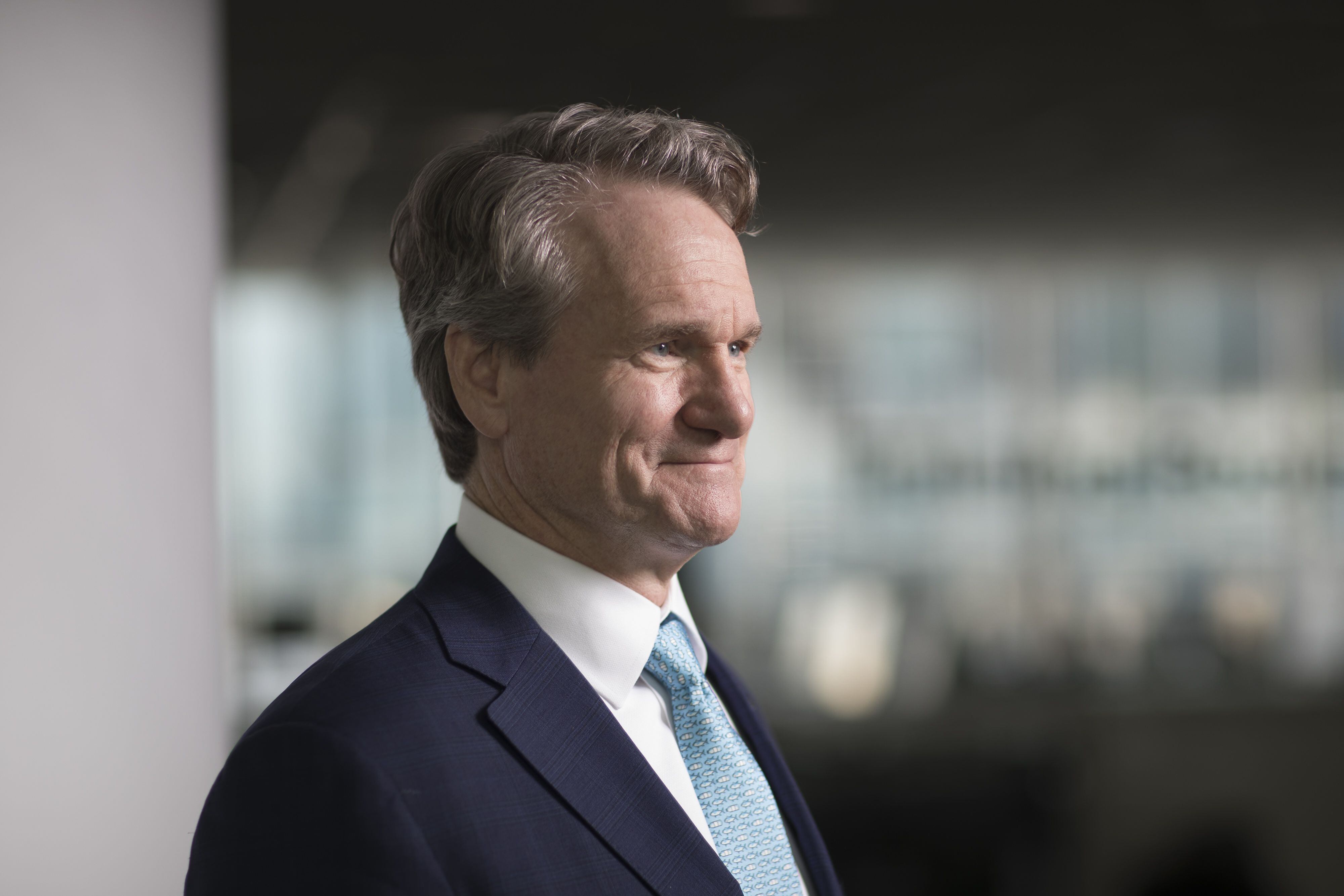 Moynihan, CEO do BofA, diz que está só no começo. Ele vai completar 15 anos  no cargo