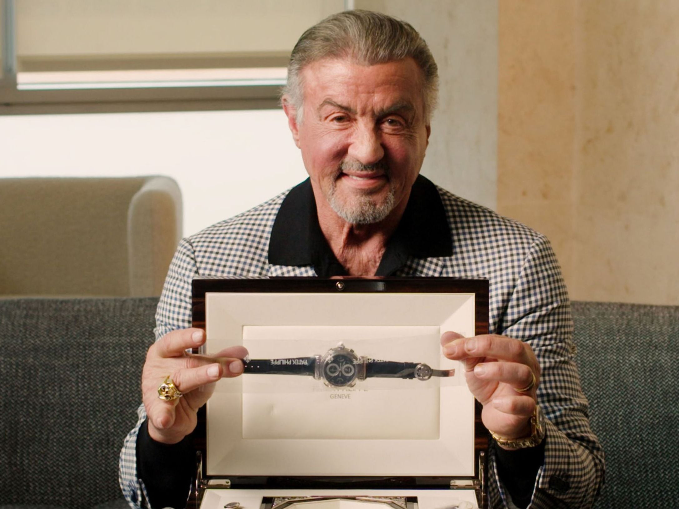 Sylvester Stallone vai leiloar Patek Philippe ultra raro que vale milhoes
